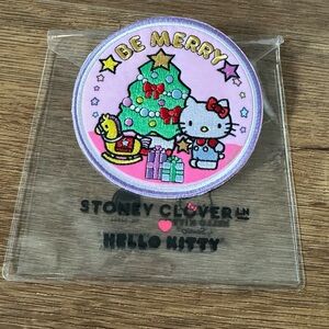 STONEY CLOVER LANE (Sanrio)-NWT Large Hello Kitty Christmas Patch